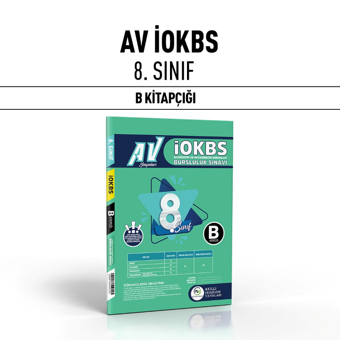 AV 08.SINIF İOKBS BURSLULUK SINAVI -B- 24-25